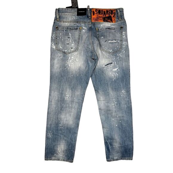 NWT DSQUARED2 Distressed boyfriend Jean size 38 - Picture 3 of 13